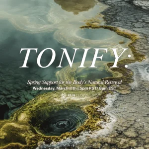 TONIFY: Spring Support for the Body’s Natural Renewal
